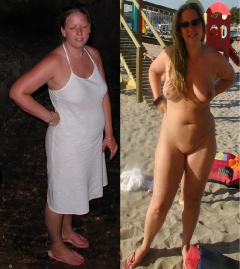 dressed undressed public amateur
