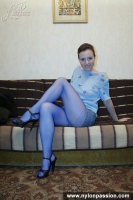 Blue nylon teen