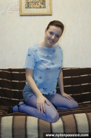 Blue nylon teen