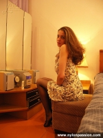 Pantyhose smile