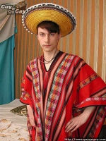 Twink in Mexican suit