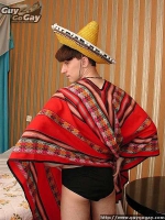 Twink in Mexican suit