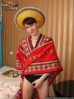 Twink in Mexican suit