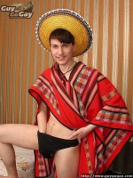 Twink in Mexican suit
