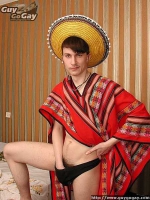 Twink in Mexican suit