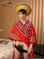Twink in Mexican suit