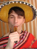 Twink in Mexican suit