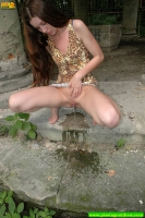 Cutie pissing