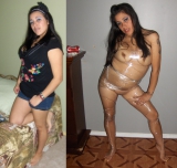 dressed-undressed Selena Florez-fullies-