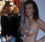 Your Girlfriend Dressed-undressed, Before-after