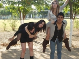 Mexican in pantyhose and pantimedias