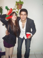 Mexican in pantyhose and pantimedias