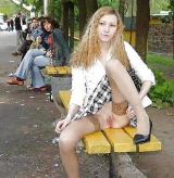 Best public pussy flashing