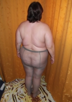 naked in pantyhose