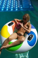 Girl in pool