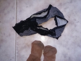 Girlfriend nylon feet sockks pantyhose panties