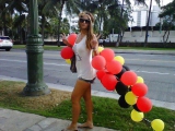 Party Girl Lets It All Hang Out On Spring Break
