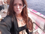 Brunette party girl Jessica