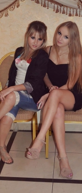 My blonde friend Olga