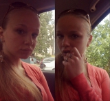 My blonde friend Olga