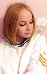 My blonde friend Olga