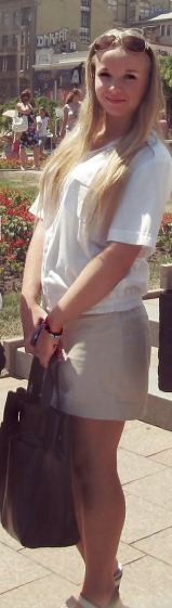 My blonde friend Olga