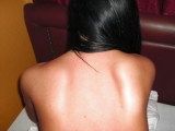 Hot brunette having fun