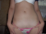 Hot girls in panties pink