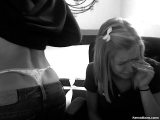Hot girls in panties pink