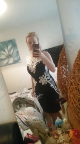 Blonde milf, chubby