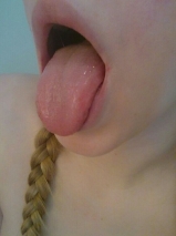 Teen blonde gets her knockers out - english busty girl share