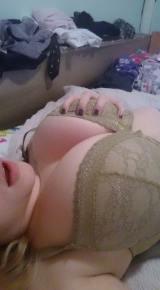 Teen blonde gets her knockers out - english busty girl share