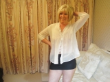 sexy milf fiona in black mini skirt