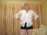 sexy milf fiona in black mini skirt