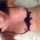 Naked iphone selfies - teen tries out her latest phone