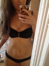 Naked iphone selfies - teen tries out her latest phone