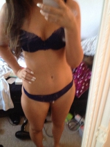 Naked iphone selfies - teen tries out her latest phone