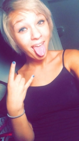 Bubbly blonde teen - cute selfshot photo gallery