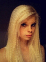 Skinny blonde teen - emo teen who likes to get naked for sel