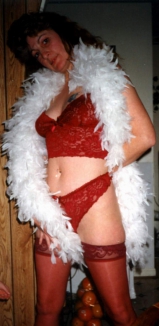 red lingerie