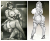 BBW cartoon fantasies
