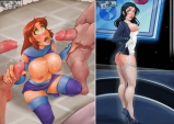 Super Heroines Cartoon Fantasies