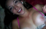 Puffy teen selfies - amateur blonde tries out her new camera