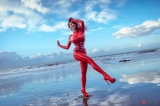 Bianca Baeuchamp Latex red 2