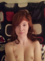 Redhead ginger british teen - amateur hoodie loves to put it