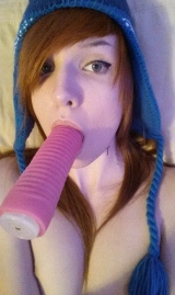 Redhead ginger british teen - amateur hoodie loves to put it