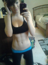 Brunette ladette in from the park - sharing her naughty snap