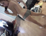 Blonde scally teen chavette - nude snaps from her collection