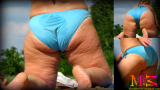 bbw beach candid