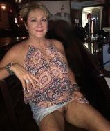 granny shows pussy